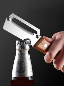 1件（二合一）硬木手柄蔬菜削皮器 - 可开瓶，开瓶器削皮器，多功能不锈钢削皮器，轻松削水果、胡萝卜、土豆、冬瓜、甘蔗、南瓜等的皮。 - 彩色 - 查看 9