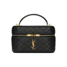 YSL SAINT LAURENT GABY Zipper Closure L Ambskin Leather Shoulder/Crossbody/Clutch Bag, Mini, Women's, Black - 766731-1EL07-1000 - 查看 8