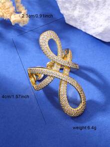 18K Gold Plated Copper Chinese Knot Ring, Versatile Daily Wear For Women - Orange - View 5