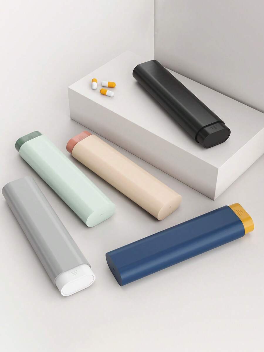 1PC Upgraded 7-Day Pill Organizer, Daily Pill Box, Travel Essential Pill Box, Can Hold Vitamins, Medicines, Pills And Supplements, Wishing You To Always Maintain Good Health.