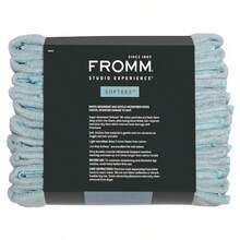 Fromm Softees 45042 - Toallas de microfibra para el cabello manos cara uso en casa salón spa peluquería 16 x 29 pulgadas extra duraderas y absorbentes color aguamarina 45042 - Agua - Ver 6