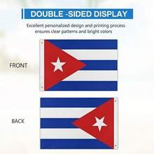 National 90x150 Polyester Hanging Home Party Cuban Decorative Item Outdoor Decor - Style 1 - View 11