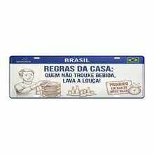 Fun Decorative Wall Plaque In MDF, 40x13cm, With A Phrase For The Barbecue Corner. - 02 - View 2
