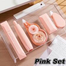 Mixed Shape Correction Tape Set, Retractable White Out Tape For Exam, Smooth Correction Tape, Reliable Liquid Paper Tape Eraser For School Office Supplies - 套裝 - 查看 14