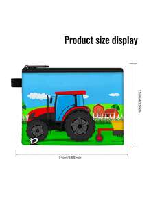 机械车零钱包 | 轻便拉链钱包收纳袋，随机印花，完美礼品之选 - 零錢包 - 查看 3