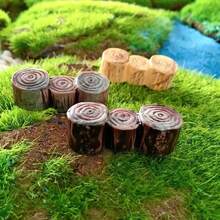 Đồ trang trí tiểu cảnh bằng nhựa giả: Núi giả, cây mọng nước trong chậu, gốc cây, biển báo đường, túp lều tranh, hàng rào, gạch vườn tự làm, bốt điện thoại, vịt, tượng ngựa con. - A - Xem 9