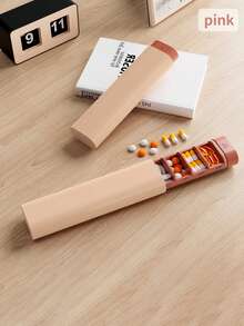 1PC Upgraded 7-Day Pill Organizer, Daily Pill Box, Travel Essential Pill Box, Can Hold Vitamins, Medicines, Pills And Supplements, Wishing You To Always Maintain Good Health. - Multicolor - View 17