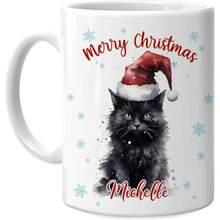 1 cốc cà phê sứ 11oz, cốc in tên theo yêu cầu, cốc cá nhân hóa, cốc hình mũ ông già Noel, cốc in hai mặt, cốc tái sử dụng, dùng được trong lò vi sóng và máy rửa chén, quà tặng sinh nhật/Ngày của Mẹ cho phụ nữ, trẻ em, gia đình, người yêu động vật. - Con vịt - Xem 15