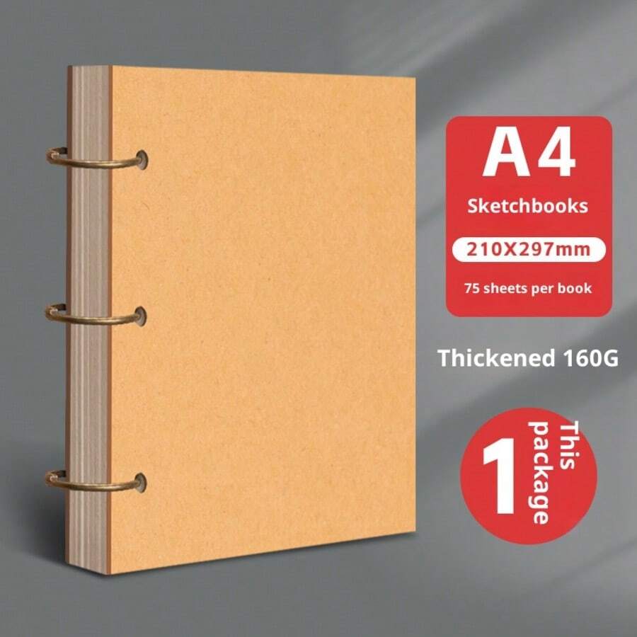 Cuaderno de bocetos de hojas sueltas A4, bloc de bocetos 16K/32K, bloc de marcadores 8K para estudiantes, adecuado para dibujar, acuarela, gouache