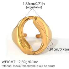 Bộ 3 nhẫn/1 nhẫn thép không gỉ hình cỏ ba lá, một món trang sức tối giản tinh tế dành cho nữ, thích hợp đeo hàng ngày, hẹn hò, dự tiệc, kỷ niệm và các dịp đặc biệt khác. - Nhiều màu - Xem 9