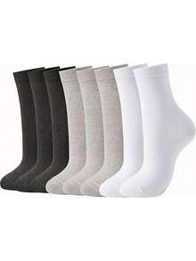 1/3/6/9 Pairs Men's Mid-Calf Socks, Thin All-Season, Anti-Odor, Moisture-Wicking, Business & Casual Couples Socks - Multicolor - View 36