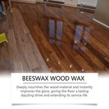 JAYSUING Natural Beeswax Wood Polish & Floor Wax - Solid Conditioning Paste For Hardwood, Furniture & Wood Crafts | Deep Nourishing Shine Restorer Hardwood Floor Scratch Remover Natural Beeswax Furniture Polish Wood Touch Up Marker Alternative Cleaning Supplies Fix Dog Scratches On Wood Floor Laminate Floor Shine Restorer Household Items Wood Cabinet Restorer Daily Mopping Liquid Tk Made Me Buy It Dull Wood Floor Treatment - Nhiều hình thức - Xem 3