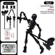 Creative DIY 3D Skeleton Model Assembly Toy - Multi-Joint Movable Skeleton Doll - Figurine Decoration Gag Toy - Halloween Gift - Multicolor - View 15