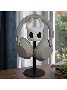 空洞骑士人体工学耳机支架、游戏机支架、多功能3D展示支架，适用于游戏和办公 - 铝合金桌面收纳架，节省空间设计，耐用耳机支架 - 彩色 - 查看 1