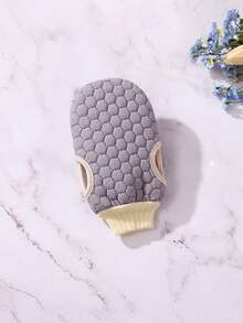 1pc Double-Sided Exfoliating Bath Glove, Featuring Honeycomb Elastic Design, Soft & Smooth Texture, Gentle Cleansing & Exfoliation Without Skin Irritation, Comfortable Non-Slip Bathing Experience. - Multicolor - View 9