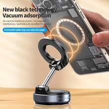 Tangle-Free Magnetic Car Phone Holder 2026 New 360° Rotating ABS Magnetic Car Phone Holder, Portable Foldable Design, One-Hand Operation, Suitable For Car, Desk, Wall, Multi-Angle Adjustment, PS: Only Applicable For Smooth Surfaces Easter Spring Gift - Multicolor - View 7
