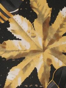 1/4pcs Stretch Chair Cover, Polyester Fiber Chair Slipcover, Hotel & Home Use - Gold - View 7