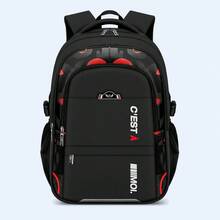 Men's Backpack, Fashionable Large Capacity Lightweight Spine Protection Backpack, Travel Bag Laptop Bag, Daily And Travel Large Capacity Backpack - Rectangle - View 8