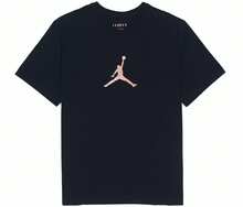 Nike Jordan DNA Sport DNA Retro American Style Solid Color Logo Letter Numeric Crew Neck Short Sleeve T-Shirt, Men, Black - Black - View 9
