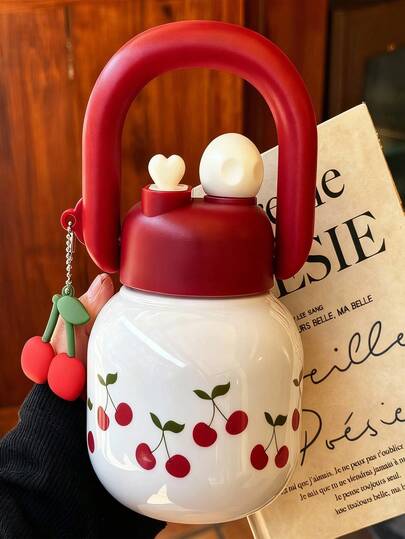 1pc Dual Water Bottle Carrier, Large Capacity, Suitable For Students And Office Workers