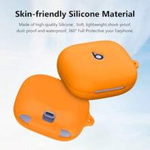 Orange Soft Silicone Case Cover With Keychain For  Power Pro 2 Full Shock-Absorbing Protective Case With Front LED Visible For Women Men - Orange - View 2