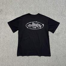 Top de  destacada en 2026: Camiseta unisex de manga corta, estilo casual y versátil, hecha de algodón puro, talla grande, con estampado de la letra  Alcatraz, popular en 2026, para comercio exterior transfronterizo. - 3181 Blanco - Ver 5
