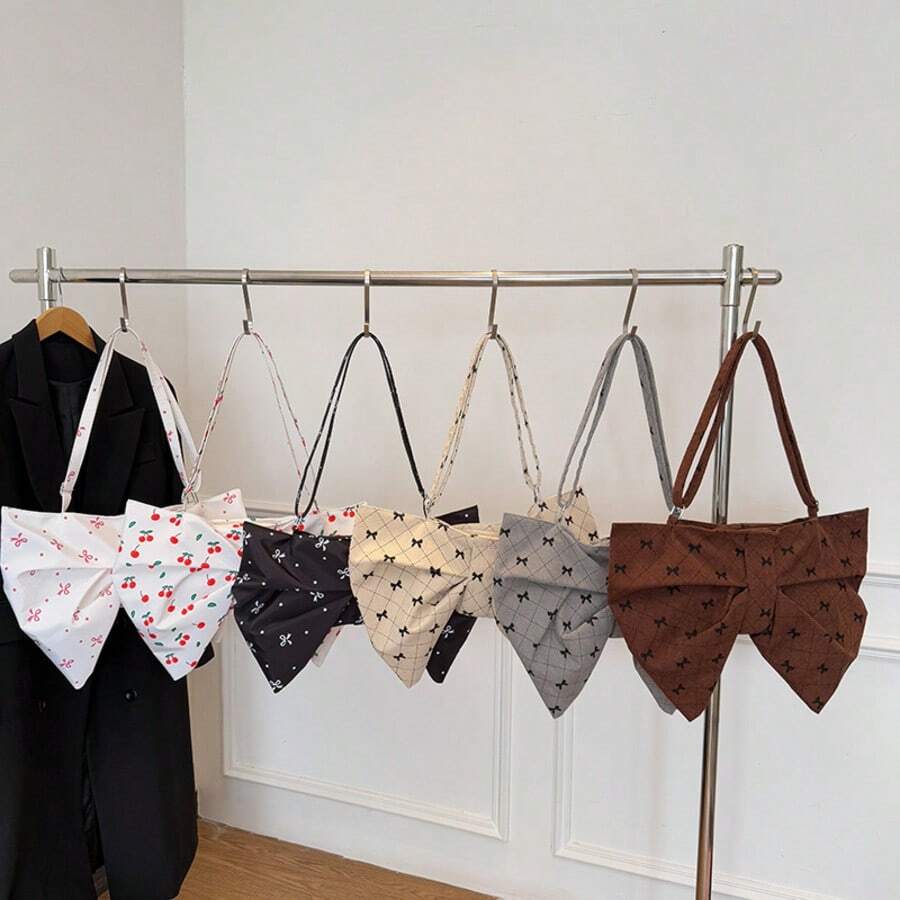 Summer Vacation Style Bowknot Shoulder Bag, Crossbody Bag For Women