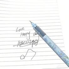 10pcs Random High-Quality Liquid Ink Ballpoint Pens, Smooth Writing, Large Capacity, Black Ink Pens For Office & Study - 10pcs Random - View 4