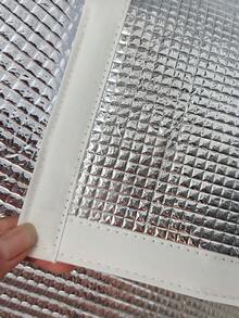 （无需钻孔，魔术贴）家用玻璃遮阳板，隔热膜窗户钢结构阳光房屋顶室内双面铝箔EPE泡沫遮阳隔热泡沫 - 白邊 - 查看 7