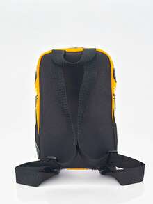 Yellow & Red Insulated Cooler Bag, Lunch Bag, Thermal Bag With Adjustable Shoulder Strap, Pockets, Suitable For Christmas, Ramadan, Commuting, New Year And Other Occasions. Non-Food Contact - Multicolor - View 9