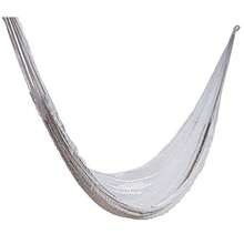 ALL NAHLO Hamaca 100% de Algodón Portátil Hamacas Ligeras Colgante para Jardin Camping terraza Soporte - ORIGINAL - Ver 7