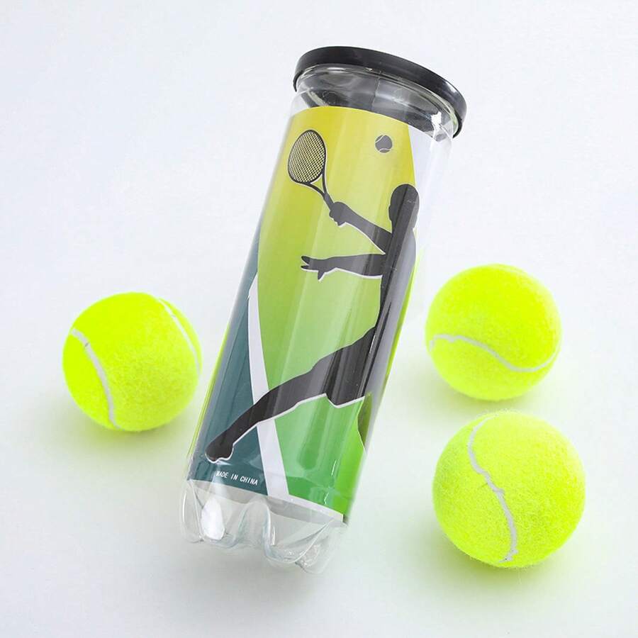 6-Pack Training Tennis Balls, High-Elasticity Pressure Practice Balls, Beginner Training Wear-Resistant Tennis Balls 1ZB1 - 6-piece Pack - View 1