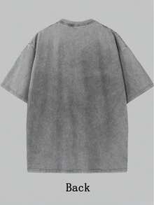 Men's Clothing–Graphic Tees–Men's Vintage T-Shirts-Tito's Vodka Enthusiast, Leopard Print Elements, SHOW ME YOU TITOS Humorous Text MemesAmerican Street Style Men Tops Tee- Gothic Style, Streetwear Edgy Style, Summer Outfit, For Daily Outings, Motorcycle Gatherings, Markets, Dating, Valentine's Day Gift For Men - Grey - View 4