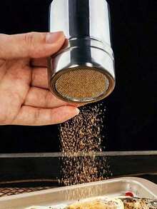 1 pieza Tamiz de malla fina de acero inoxidable, Tamiz de polvo de malla fina de acero inoxidable, disponible en tamaños pequeño/mediano/grande, portátil y fácil de usar, adecuado para barbacoa, se puede usar para espolvorear especias, cacao en polvo, canela en polvo, café en polvo - Multicolor - Ver 7