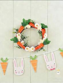 Simulated Fruit Carrots And Eggplants, Easter Simulated Vegetable Carrots DIY Decoration, Suitable For Easter-Themed Party Models, Home Decoration, Outdoor Decoration, Gifts, Basket Fillers, And Photography Props - Multicolor - View 3
