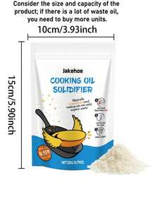 jakehoe Máy làm đông dầu thải nhà bếp, thích hợp để làm đông các loại dầu thải một cách dễ dàng. Dễ dàng vệ sinh, chất làm đông không gây kích ứng. Một món quà tuyệt vời cho gia đình và bạn bè trong các dịp lễ. (Giao hàng ngẫu nhiên các mẫu mới và cũ.) - trộn - Xem 8