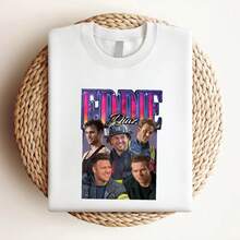 Maglietta da donna con stampa Eddie Diaz, maglia, merchandising per fan, a maniche lunghe o corte - Bianco - Visualizzare 3