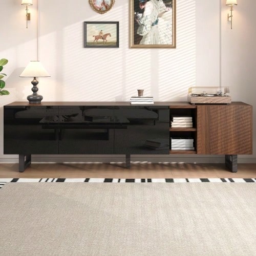 Television Stands & Entertainment Centers - Black - View 1