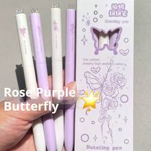 4支/套 中性笔，速干记号笔，0.5mm黑色墨水，适合学生练习、考试、批改作业、办公使用，返校文具用品 - 扭扭筆 - 查看 11