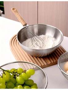 带刻度的不锈钢搅拌碗，日式加厚碗，适用于烹饪、搅拌、揉面、打发、沙拉、烘焙 - 彩色 - 查看 12