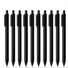 1 Set Retractable Ballpoint Pens, Suitable For Gifts, Medium Black For Office Use, Suitable For School Supplies, Cute Pens, Lucky Pens, Smooth Writing Pens - Multicolor - View 1