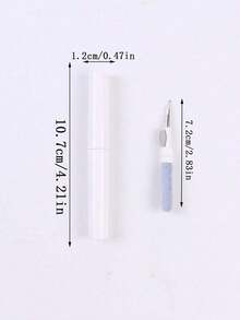 1pc Earphone Cleaning Kit, Suitable For Phone Cleaning, With Brush, Can Be Used To Clean Earphones, Wireless Earphones, Laptops, Cameras (White) - White - 查看 2