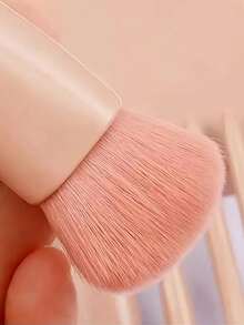 5-In-1 Mini Makeup Brush Set With Mirror, Blush Brush, Foundation Brush, Travel Makeup Tool Kit, 5pcs Portable Makeup Brush Set, Makeup Brush Set, Makeup Brush Set, Complete Makeup Set, Makeup Brush Set, Complete Makeup Set, Brush Set, Makeup Brush Set, Makeup Gift Set, Set, Gift, Professional Makeup Brushes, Complete Makeup Set - Multicolor - View 5