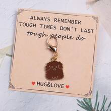 6pcs Cute Dog Themed Gift Set, Including Dog Keychain, Motivational Card, Thank You Card, Blessing Card. Suitable For Family Gatherings, Birthdays, Holidays, Weddings, Teacher's Day, Graduation. Great Friendship, Dog Lover, Motivational, Appreciation Gift. - Multicolor - View 11