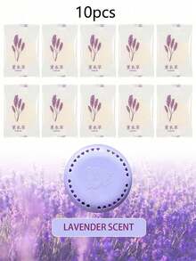 1包（1/5/10个）固体空气清新剂，浴室除臭剂，卧室衣柜，汽车，家居，卫生间香薰，可替换式 - 多色 - 查看 5