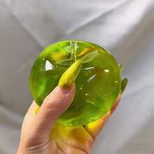 水晶苹果减压玩具 手持桌面玩具 麦芽糖软球 慢回弹减压玩具 派对礼物 成人缓解焦虑玩具 软绵绵的，捏捏乐，需要橡皮泥，，捏捏乐，感官玩具 - 彩色 - 查看 2