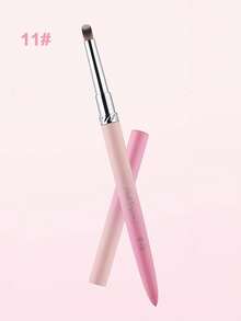 1pc Pink Gradient Handle Nail Drawing Brushes For Manicure Lines Painting Gradient UV GEL Extension Builder Drawing Pen - Multicolor - View 19
