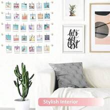 Mini Wooden Clothespins With Jute Rope, Small Clothespins For DIY Craft And Photo Projects - A - View 8