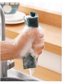 1/5/10/20 miếng cọ rửa bằng giấy nhám, vải chà rửa hai mặt bền chắc, có thể cắt tỉa, dùng để rửa chén, lau nồi, vệ sinh nhà cửa. - Khăn lau - Xem 6