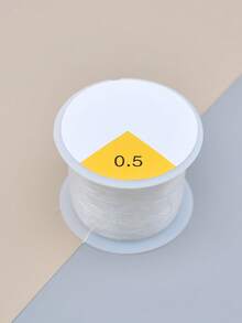 1 Cuộn dây thun acrylic trong suốt bền chắc, đường kính 0.5-1.0mm, thích hợp để tự làm vòng tay và xâu hạt. - Trong sáng - Xem 2